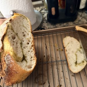 Pesto Sourdough Loaf