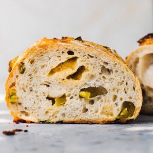 Jalapeño and Cheddar Sourdough Loaf
